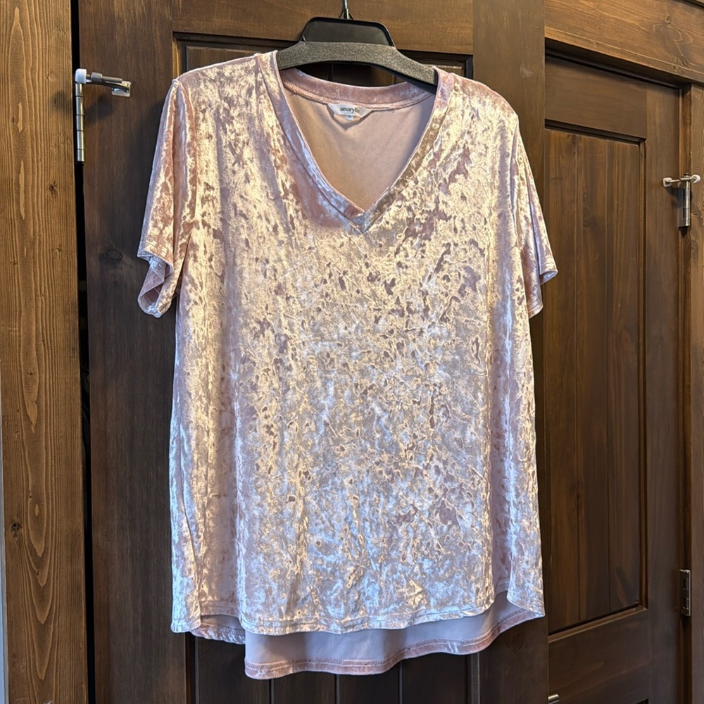 Amaryllis Velvet like Tshirt XL